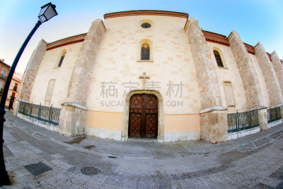 街道,建筑外部,房屋,地形,古典式,纪念碑,外立面,水平画幅,cervantes,不