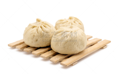 白色背景,中式小笼包,分离着色,白色,有机食品,生食,背景分离,清新,饮食,食品