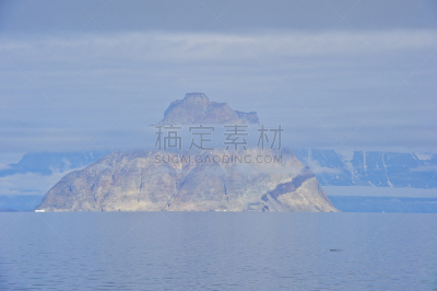 岛,巴芬湾,格陵兰,水平画幅,无人,偏远的,户外,高大的,北极,北美