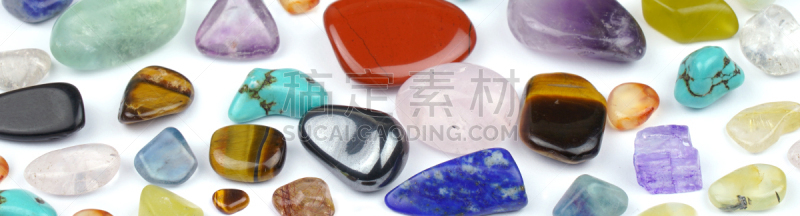 石头,自然,白色背景,多色的,宝石,华丽的,采矿业,石英,贵重宝石,背景
