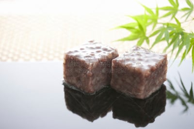 羊羹,甜豆沙,日本点心,金鱼,花见节,鸡爪枫,水平画幅,无人,蛋糕,甜点心