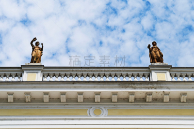 雕像,天空,莫然诺,艺术,水平画幅,无人,白色,李鸿章大酒店,金色,特伦蒂诺-上阿迪杰