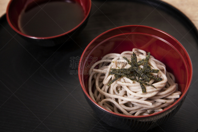 荞麦面,面条,餐具,饮食,水平画幅,无人,东亚,特写,盘子,日本食品