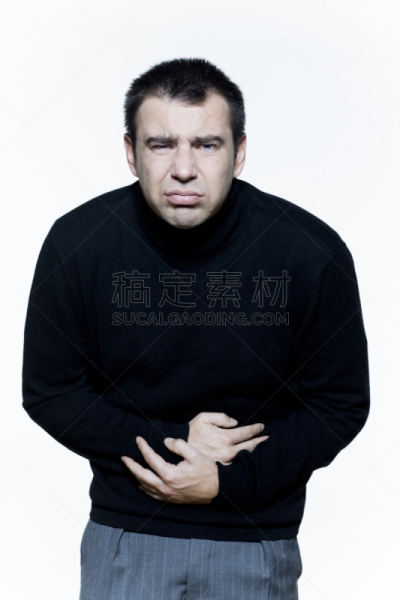 胃疼,痛苦,男人,李氏杆菌病,肾病,痢疾,食物中毒,消化不良,恶心,高领毛衣
