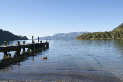 lake tarawera,栈桥码头,塔拉威拉山,罗托鲁阿,自然,水,天空,留白,宁静,水平画幅