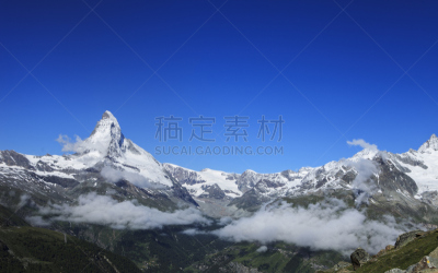 马特洪峰,天空,水平画幅,雪,无人,户外,瑞士阿尔卑斯山,白色,冬天,山