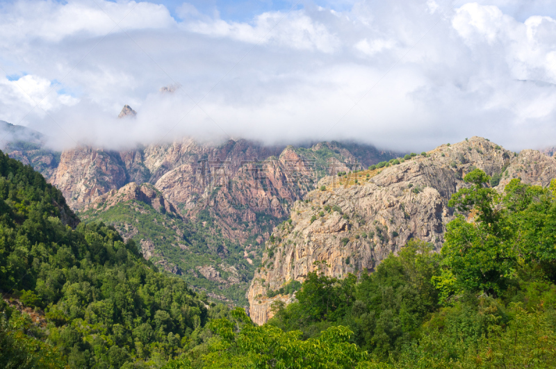 piana,科西嘉,世界遗产,特拉华,可西嘉岛,蓝色的海湾,波尔图,波多,水,天空