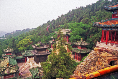 颐和园,北京,摆拍,自然美,建筑外部,万寿山,印象主义,故宫,国际著名景点,肖像