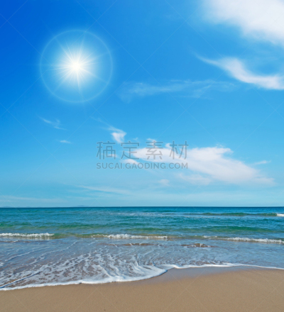 日光,在上面,垂直画幅,水,天空,美,沙子,夏天,户外,白色