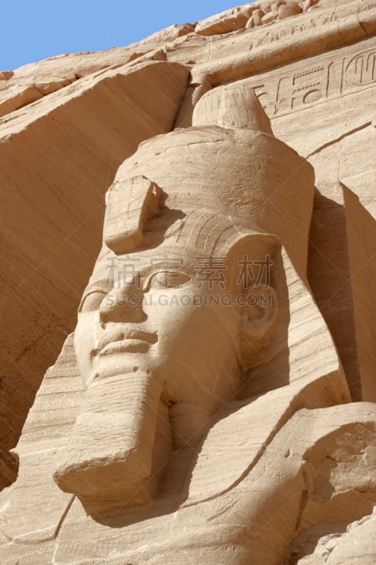 rameses ii,阿布辛比尔,垂直画幅,纪念碑,灵性,地名,古老的,古典式,石材,过去