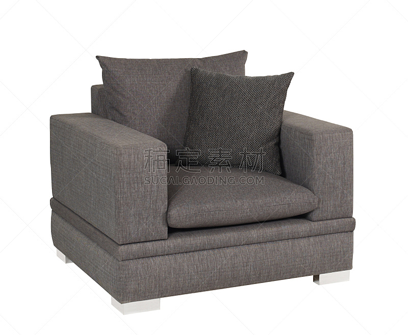 扶手椅,沙发,侧面视角,一个物体,无人,商务,白色背景,褐色,剪贴路径,摄影