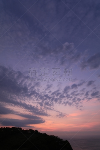 室兰,北海道,斗篷,海岬,垂直画幅,无人,蓝色,日本,色彩渐变,太阳