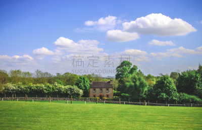小的,房屋,小别墅,本拉提城堡,利默里克郡,芒斯特省,纪念碑,旅游目的地,水平画幅,爱尔兰共和国