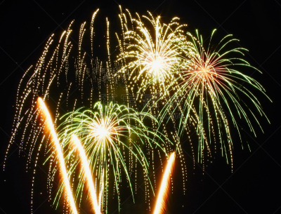 放焰火,焰火,新年前夕,美国国庆日,巴士底日,排灯节,水平画幅,英国,春节,摄影