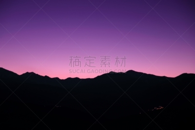 宝丽丝山脉,自然,天空,水平画幅,地形,无人,朗格多克-鲁西永,欧洲,丘陵起伏地形,曙暮光