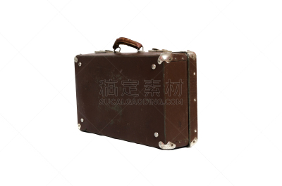 手提箱,旅途,一个物体,背景分离,行李,视点,复古风格,肮脏的,古董,1960年-1969年