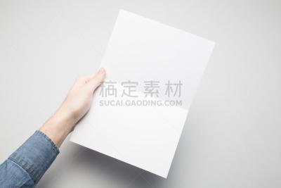 拿着,鸟食盆,公亩,折叠的,白皮书,手,办公室,正面视角,绘画插图