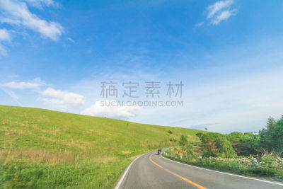 天空,长野县,草,自然,绿色,地形,日本,美原,一只动物,莫斯特