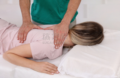 运动,替代医药,女人,物理疗法,身体受伤,后背,关爱,恢复,调整