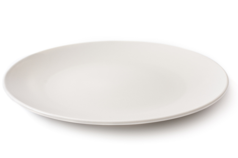白色背景,白色,分离着色,空板,茶碟,餐具,盘子,侧面视角,空白的,背景 