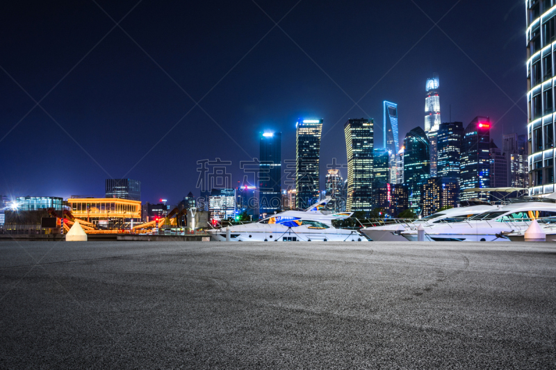 夜晚,上海,办公室,水,天空,水平画幅,无人,户外,浦东,滨水