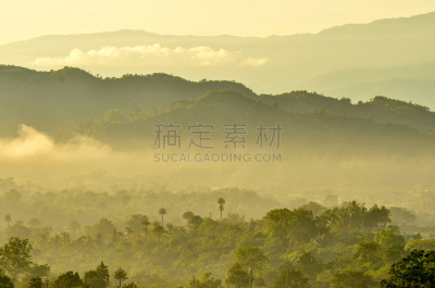自然美,雨林,雾,山,苏门答腊岛,鸡尾酒,照明设备,热带气候,环境,云
