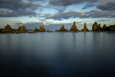 岩石,哈希库伊瓦,和歌山县,串本町,云,图像,海洋,太平洋,旅游目的地,水
