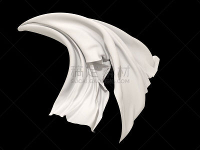 纺织品,分离着色,白色,人造物,美,风,折叠的,水平画幅,形状,纸巾