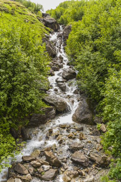 罗泽朗坝,瀑布,法国,特拉华,圣莫里斯镇,beaufortain massif,塔宏德斯,萨瓦,勃朗峰,罗纳-阿尔卑斯