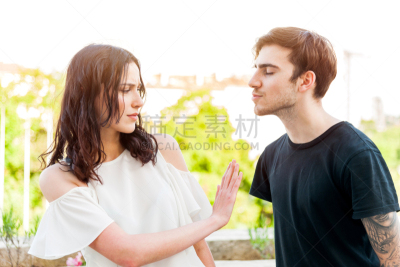 努力,青年男人,青年女人,不理的,索非亚,痛苦,逆境,头痛,女朋友,仅成年人