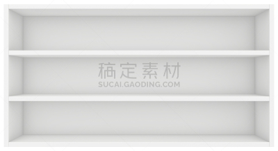 干净,三维图形,书架,白色背景,留白,仓库,水平画幅,形状,架子,家具