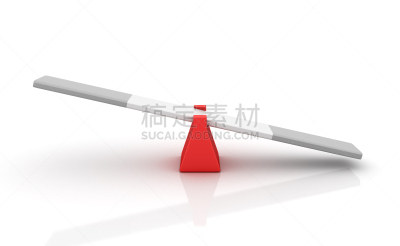 空的,跷跷板,空白的,留白,稳定,水平画幅,形状,无人,白色背景,秤