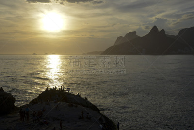 自然,太空,水平画幅,城市天际线,大西洋,人,夏天,户外,海洋,海岸线