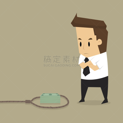 捕获的,男商人,捕鼠器,可循环移动图像,马累,动物杂技,循环元素,受害者,风险,一个物体