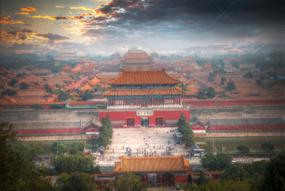 故宫,禁止的,宫殿,大门,宏伟,博物馆,水平画幅,建筑,古老的,城市