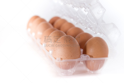 容器,卵,鸡蛋盒,水平画幅,易接近性,无人,生食,组物体,塑胶,特写