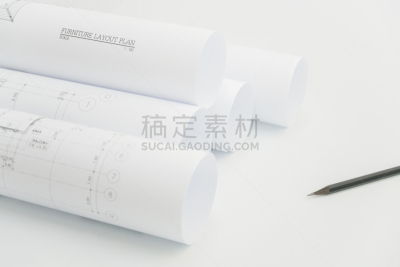 建筑,铅笔,建筑师,特写,桌子,绘画插图,卷动,办公室,建筑承包商,水平画幅