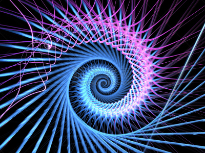 绘画插图,抽象,螺线,黑色背景,分形,梦幻运动游戏,水平画幅,纹理效果,橙色,无人