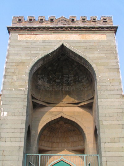 清真寺,远古的,垂直画幅,低视角,泉州,灵性,未来,无人,拱门,热