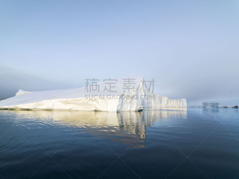 北冰洋,冰山,北极,格陵兰,天空,风,气候,雪,北美,戏剧性的景观