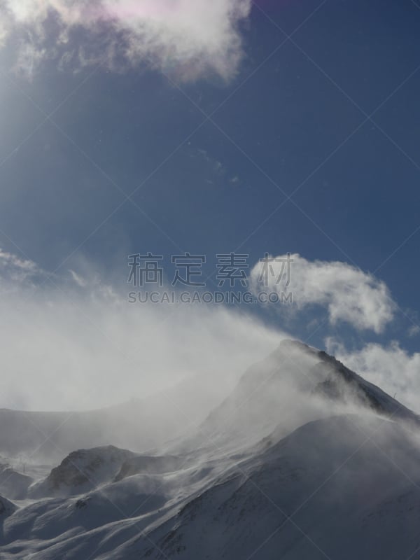 山,阿尔卑斯山脉,地形,自然,垂直画幅,伊施格尔,度假胜地,雪,无人,欧洲