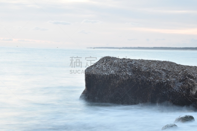 自然美,海洋,地平线,云景,太平洋岛屿,法国,环境,云,橙色,落日海滩