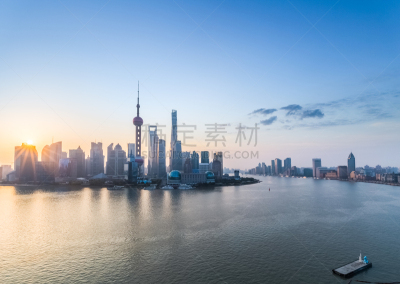 上海,黄浦江,珍珠首饰,天空,水平画幅,无人,户外,滨水,都市风景,现代