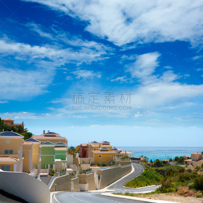 加尔培,西班牙,阿利坎特,动物家庭,巴伦西亚省,水,无人,夏天,户外,海滩