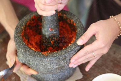 泰式红咖喱,涂油烤肉,泰国食品,家政类,泰国,知识,研磨器,水平画幅,红辣椒,辣椒