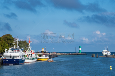 德国,海岸线,波罗的海,鼹鼠,地形,户外,白昼,绿色,蓝色,著名景点