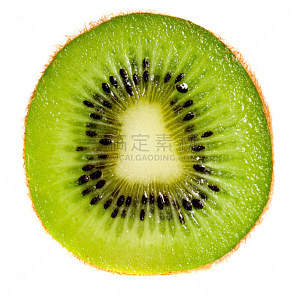 猕猴桃,奇异果-水果,中景,切片食物,横截面,水果,圆形,水平画幅,绿色,无人