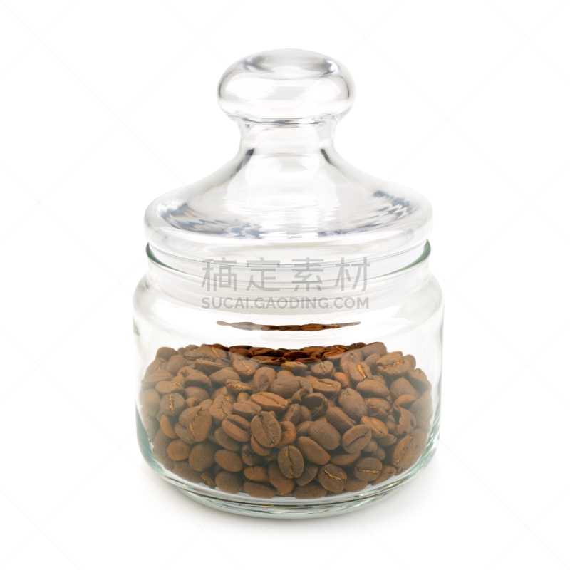 广口瓶,咖啡豆,烤咖啡豆,褐色,芳香的,无人,玻璃,生食,组物体,饮料