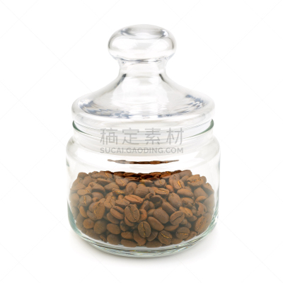 广口瓶,咖啡豆,烤咖啡豆,褐色,芳香的,无人,玻璃,生食,组物体,饮料