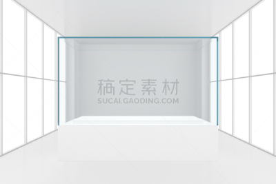 白色,住宅房间,三维图形,窗户,陈列柜,正面视角,空白的,留白,水平画幅,墙